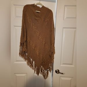Brown Fall Sweater Throw